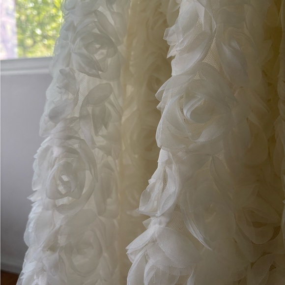 NWT Reformation Strapless Cream Dress - Picture 10 of 13